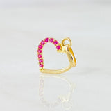 Dije Silueta Corazón 0.35gr / 1/2 in / Oro Amarillo 18K