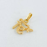 Pendant Faith Butterfly 1gr / 3/4 in / 18K Gold