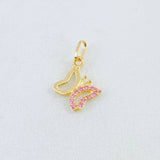 Dije Silueta Mariposa 0.5gr / 3/4 in / Oro Amarillo 18K