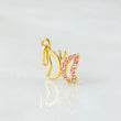 Dije Silueta Mariposa 0.5gr / 3/4 in / Oro Amarillo 18K
