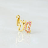 Dije Silueta Mariposa 0.5gr / 3/4 in / Oro Amarillo 18K