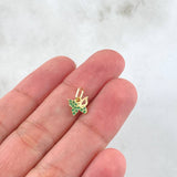 Dije Mariposa 0.4gr / 1/2 in / Oro Amarillo 18K