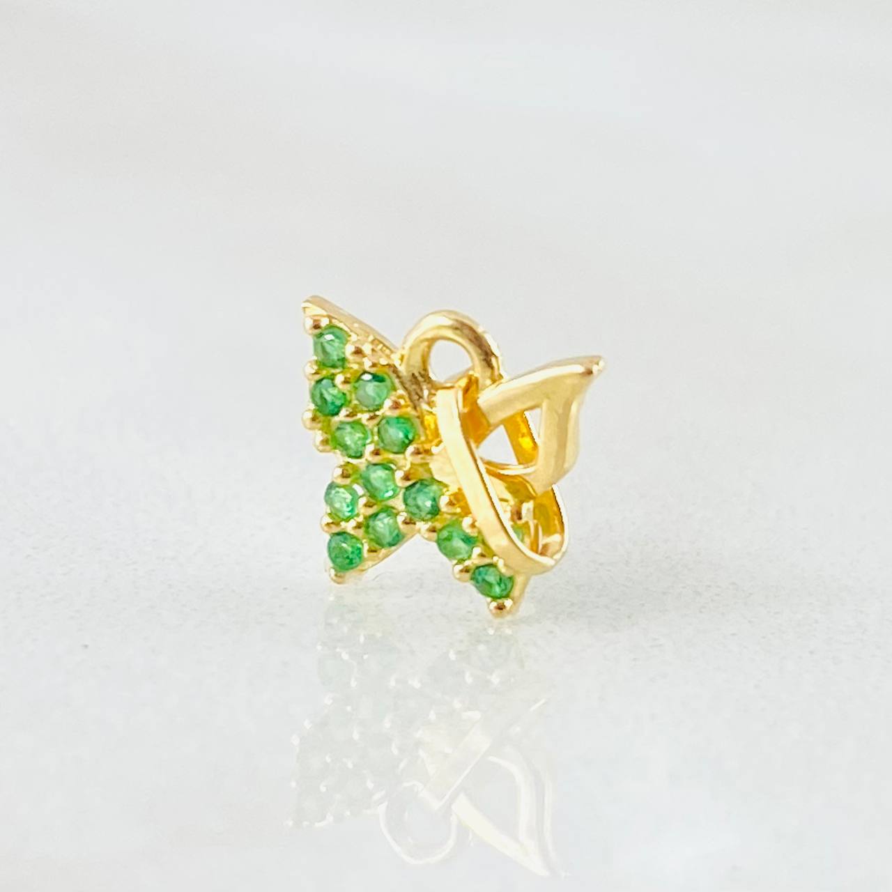 Dije Mariposa 0.4gr / 1/2 in / Oro Amarillo 18K