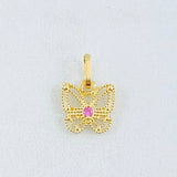 Dije Mariposa Filigrana 0.4gr / 1/2 in / Oro Amarillo 18K