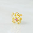 Dije Mariposa Filigrana 0.4gr / 1/2 in / Oro Amarillo 18K