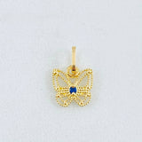 Pendant Butterfly Filigree 0.45gr / 0.5in / 18K Gold