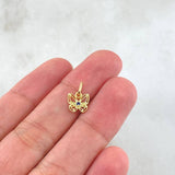 Pendant Butterfly Filigree 0.45gr / 0.5in / 18K Gold