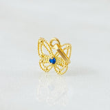 Pendant Butterfly Filigree 0.45gr / 0.5in / 18K Gold