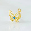 Pendant Butterfly Filigree 0.4gr / 0.5in / 18K Gold
