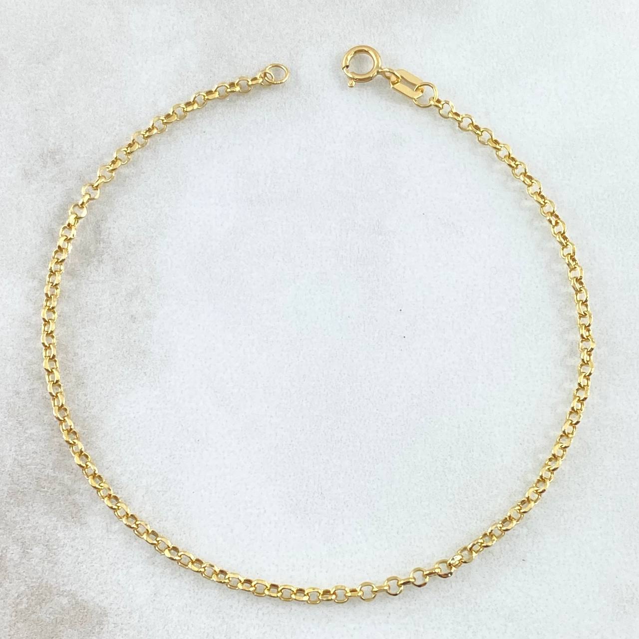 Bracelet Roll-On 1.5gr / 19cm / 2.2mm Yellow Gold +3 18K *