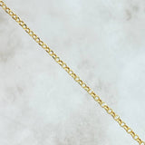Rolo Bracelet 1.6gr / 19cm / 2.3mm Yellow Gold +3 18K
