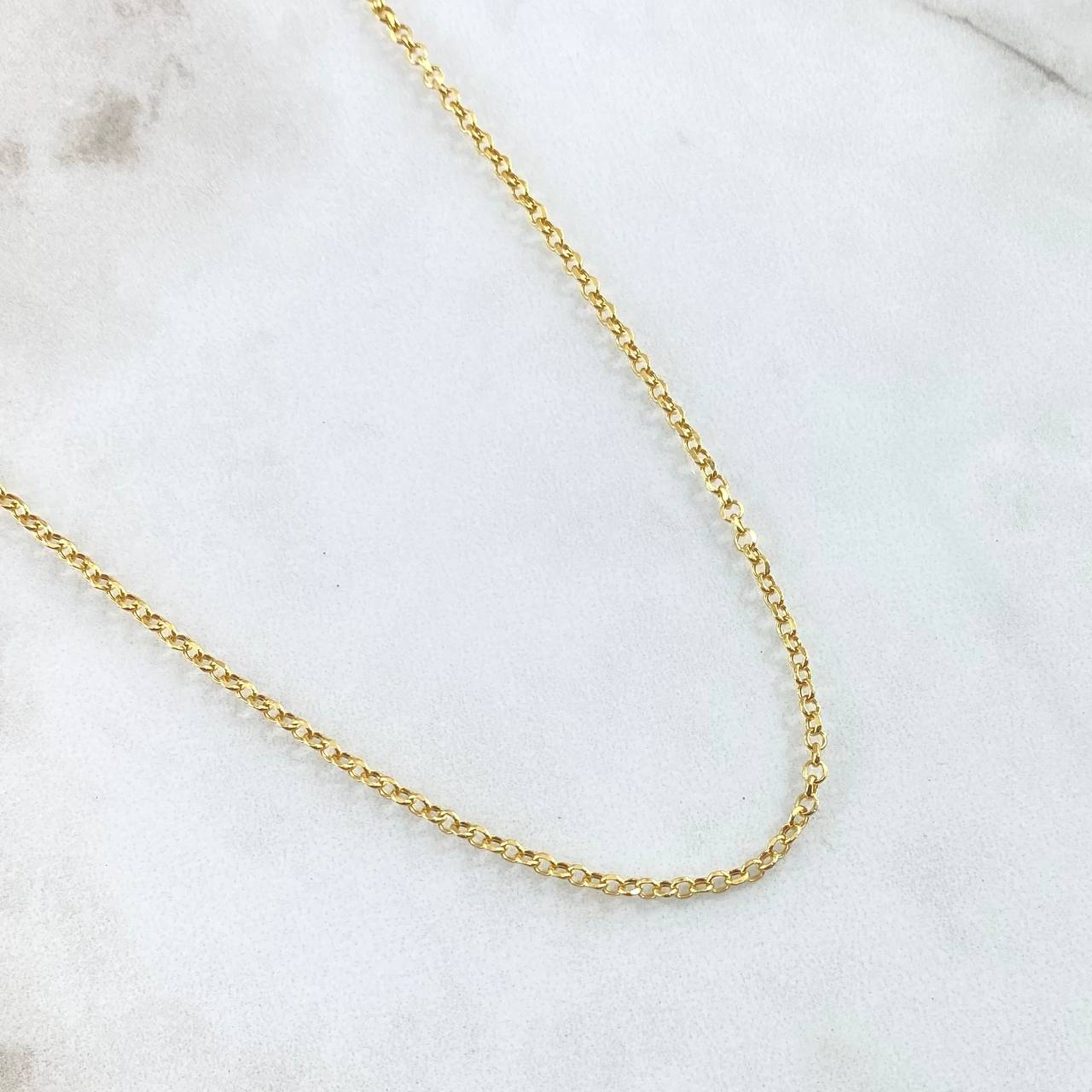 Cadena Roll - On 2.3gr / 50cm / 2mm Yellow Gold +3 18K