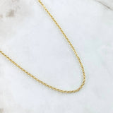 Cadena Roll - On 2.35gr / 50cm / 2mm Yellow Gold +3 18K ©