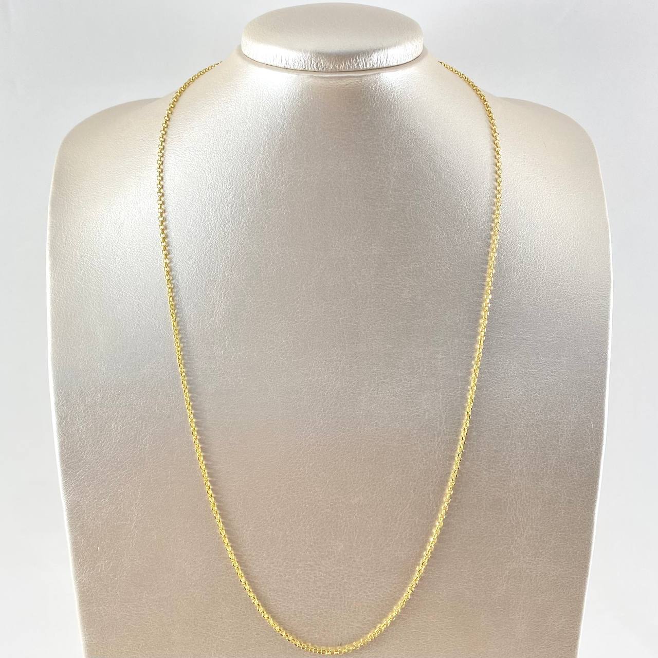Cadena Roll - On 2.6gr / 60cm / 2mm Oro Amarillo +3 18K
