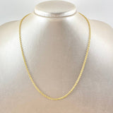 Cadena Roll - On 2.1gr / 45cm / 2mm Yellow Gold +3 18K ©