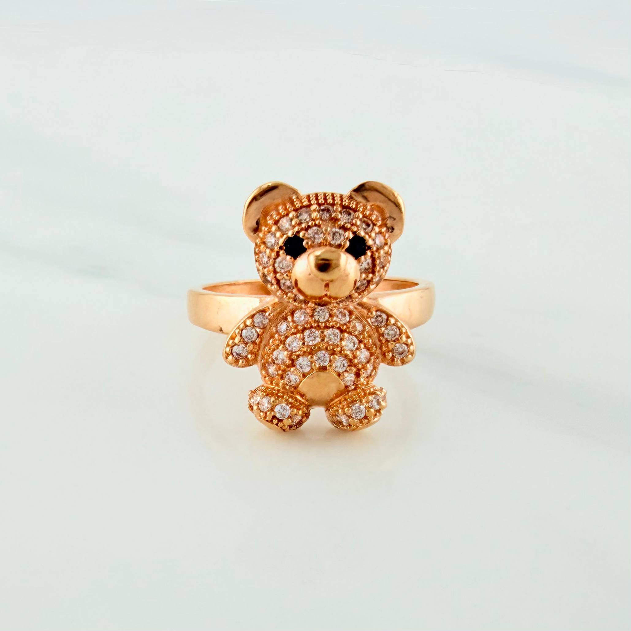 Bear Ring 3.55 g / T5 1/2 18K Rose Gold