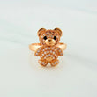 Bear Ring 3.55 g / T5 1/2 18K Rose Gold