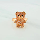 Bear Ring 3.55 g / T5 1/2 18K Rose Gold