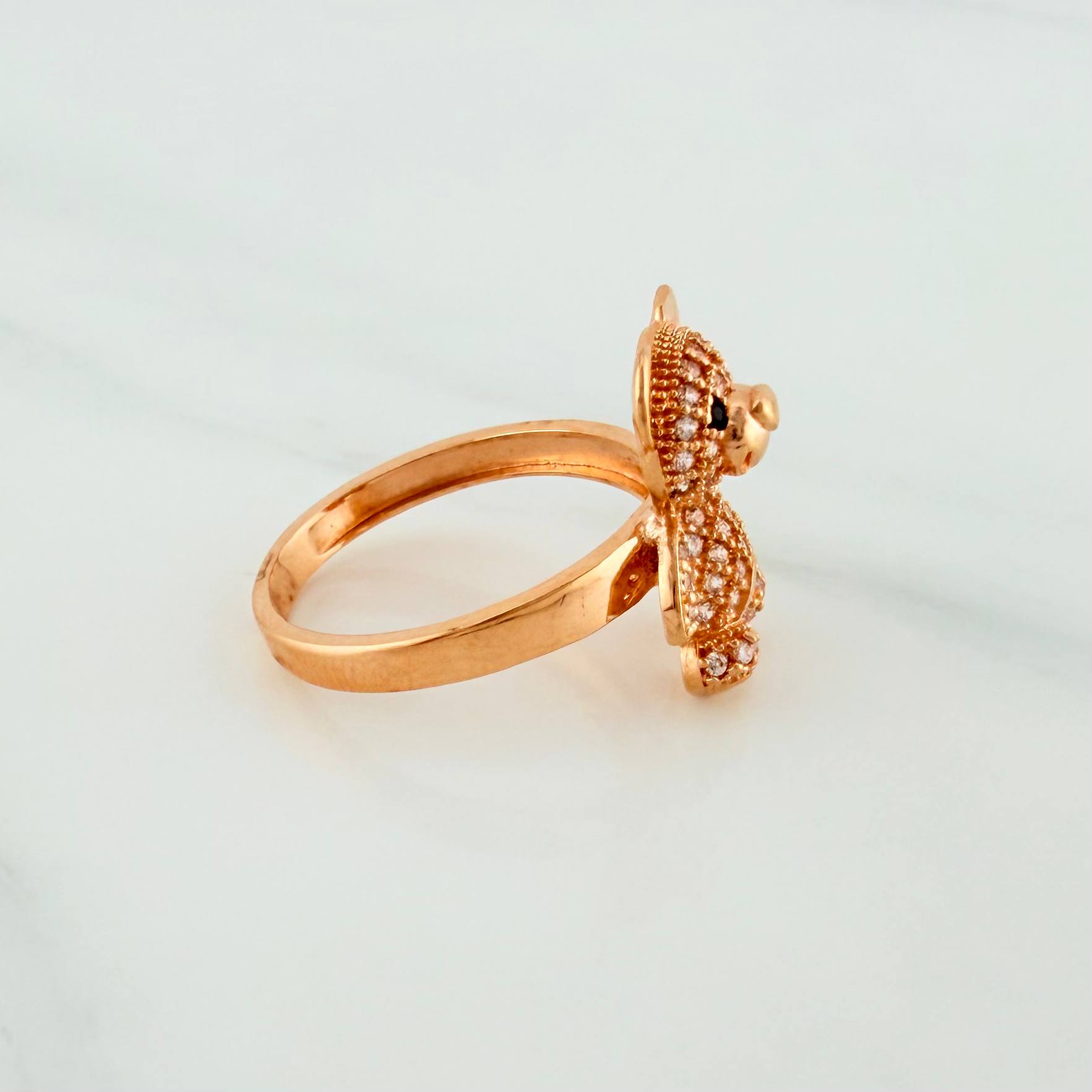 Bear Ring 3.55 g / T5 1/2 18K Rose Gold