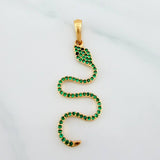 Dije Serpiente 1.85 g / 1 1/2 in Oro Amarillo 18K