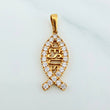 Pendant Jesus 1.1 g / 1 in Yellow Gold 18K