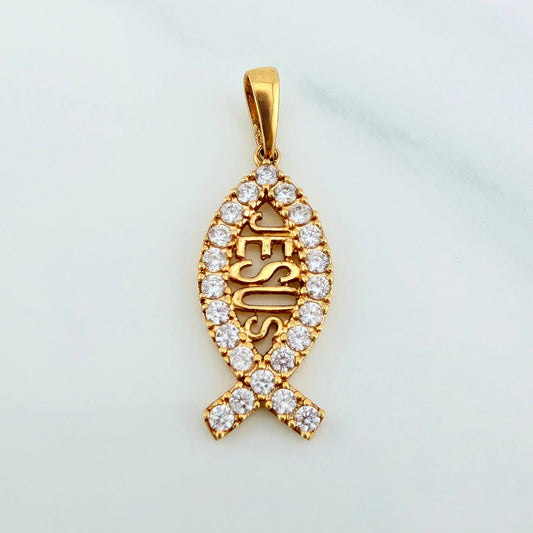 Dije Jesus 1.1 g / 1 in Oro Amarillo 18K