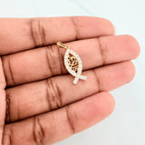 Pendant Jesus 1.1 g / 1 in Yellow Gold 18K