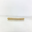 Charm 2.9gr / 4cm / 3.5mm White Zircons Yellow Gold