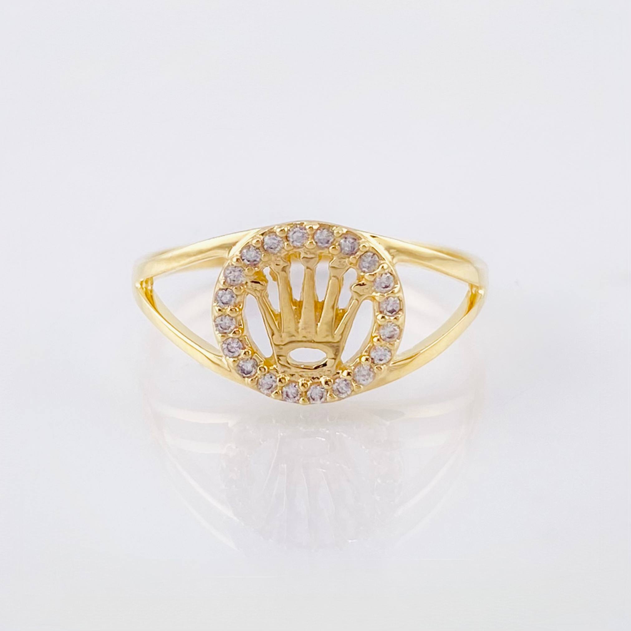 Anillo Corona Rx 1.95gr / T5 / Oro Amarillo 18K