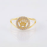 Anillo Corona Rx 1.95gr / T5 / Oro Amarillo 18K