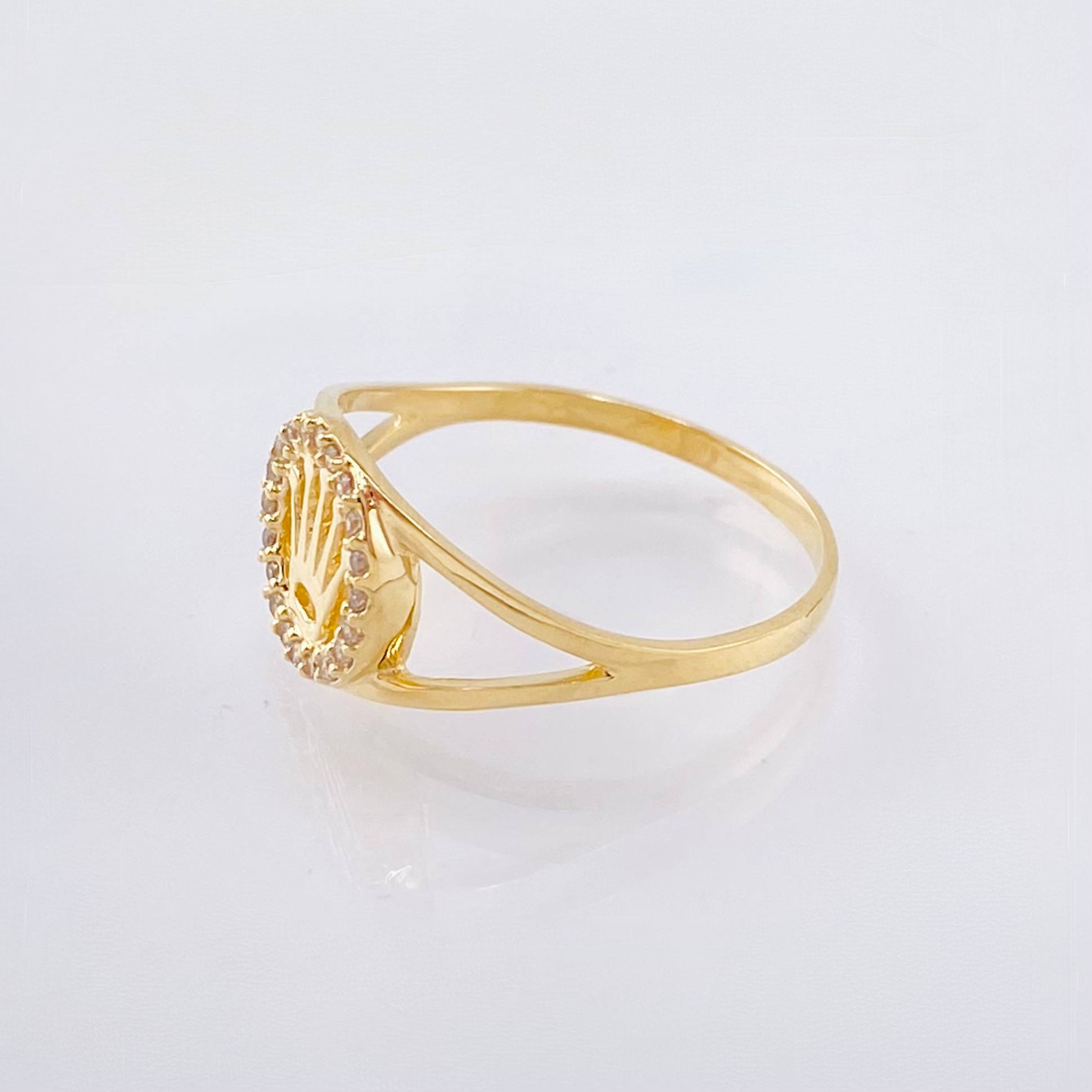 Anillo Corona Rx 1.95gr / T5 / Oro Amarillo 18K