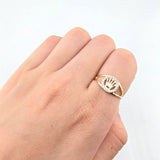 Anillo Corona Rx 1.95gr / T5 / Oro Amarillo 18K