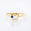 Anillo Mariposa Silueta 1.3gr / T5 3/4 / Oro Amarillo 18K
