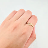 Anillo Mariposa Silueta 1.3gr / T5 3/4 / Oro Amarillo 18K