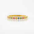Anillo Ola Carril 1.8gr / T6 1/2 / Oro Amarillo 18K