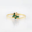 Anillo Mariposa 1.5gr / T7 1/2 / Oro Amarillo 18K *
