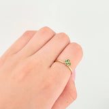 Anillo Mariposa 1.5gr / T7 1/2 / Oro Amarillo 18K *