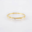 Anillo Mini Corazones 1.35gr / T6 1/2 / Oro Amarillo 18K *