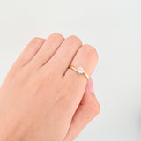 Anillo Solitario 1.75gr / T8 / Oro Amarillo 18K *