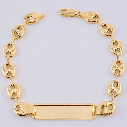 Pulso GC Placa Robusta 6.8gr / 9 in / 8mm Oro Amarillo 18K