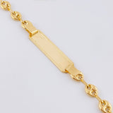 GC Robust Plate Bracelet 5.3gr / 8 1/4 in / 6.3mm Yellow Gold 18K *