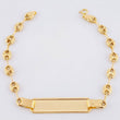 Pulso GC Placa Robusta 3.95gr / 7 1/2 in / 5.5mm Oro Amarillo 18K
