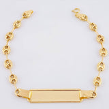Pulso GC Placa Robusta 3.95gr / 7 1/2 in / 5.5mm Oro Amarillo 18K