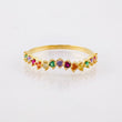 Anillo Ola Carril 1.3gr / T6 3/4 / Oro Amarillo 18K ©