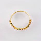 Anillo Ola Carril 1.3gr / T6 3/4 / Oro Amarillo 18K ©