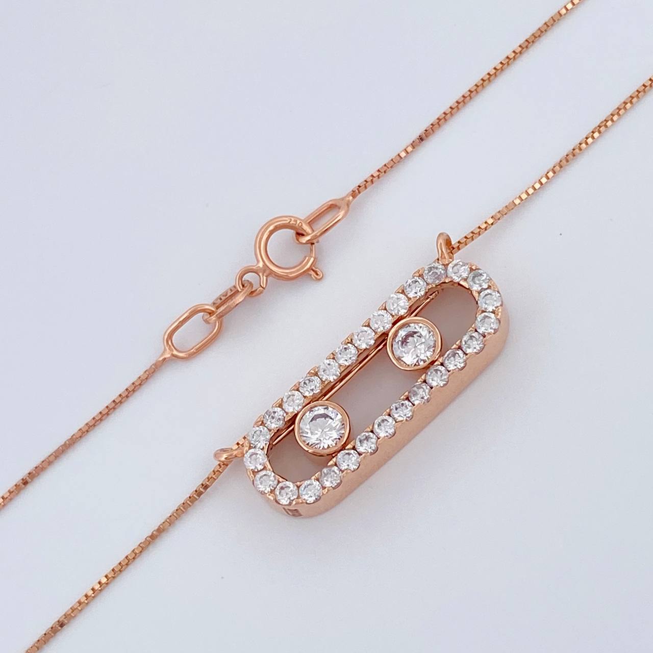 MSK Chain 3.3gr / 18 in / 0.7mm Rose Gold +4 18K &