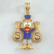 Pendant Money Bags 10gr / 1.5in / 18K Gold