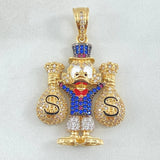 Pendant Money Bags 10gr / 1.5in / 18K Gold