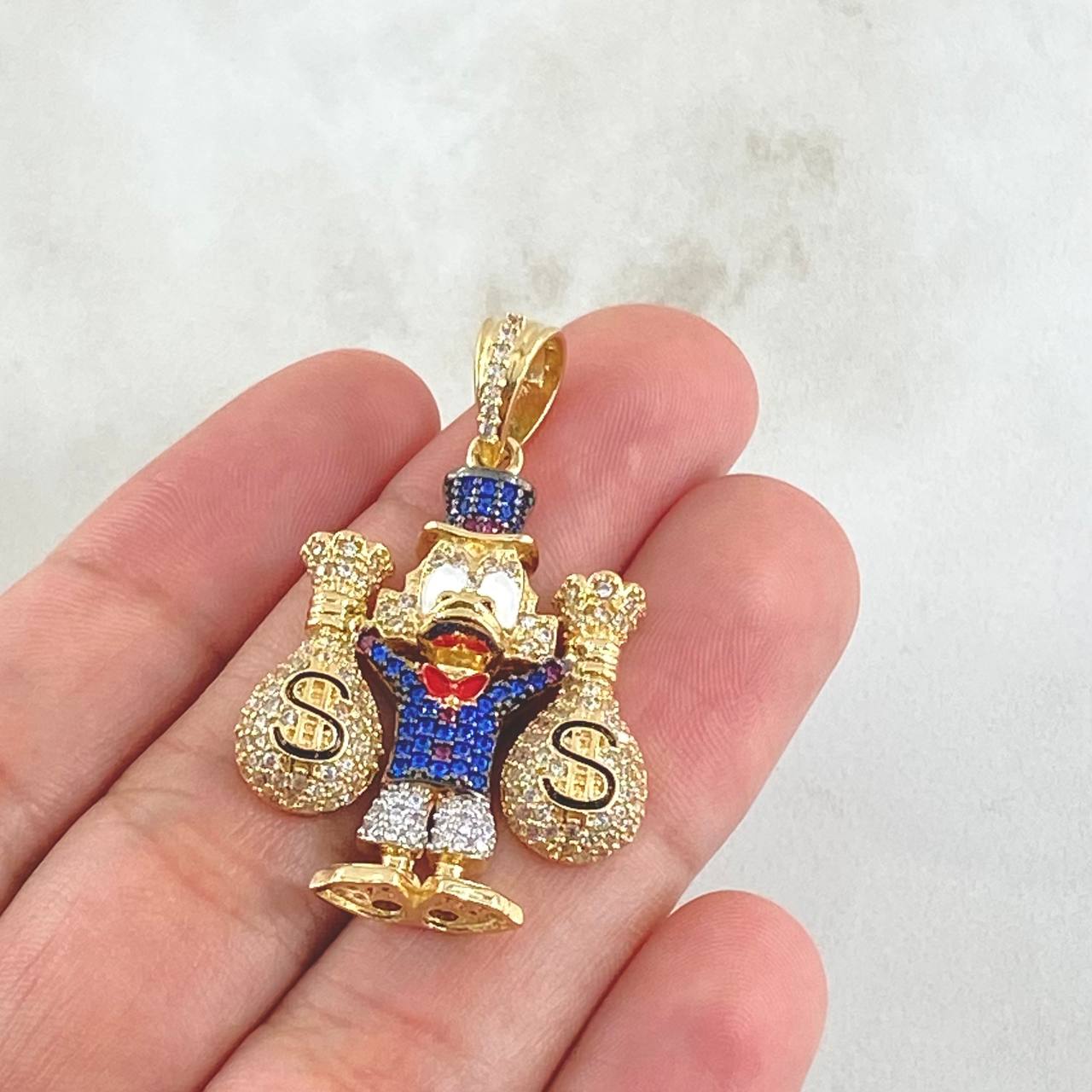 Pendant Money Bags 10gr / 1.5in / 18K Gold