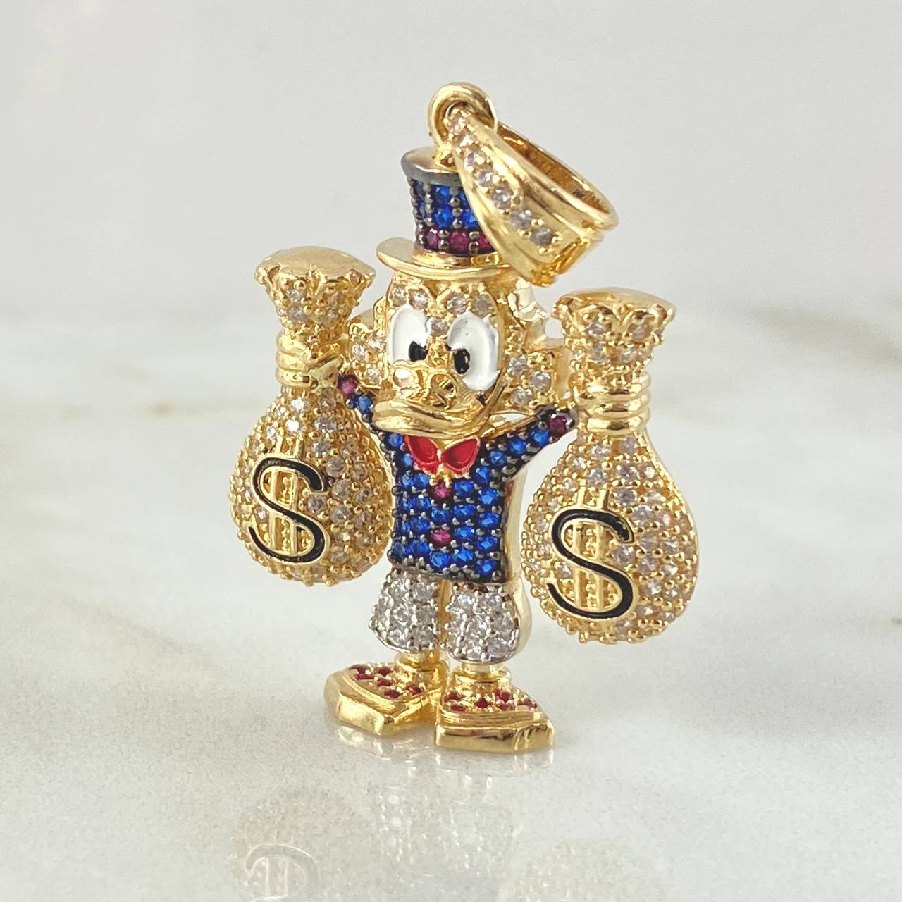 Pendant Money Bags 10gr / 1.5in / 18K Gold